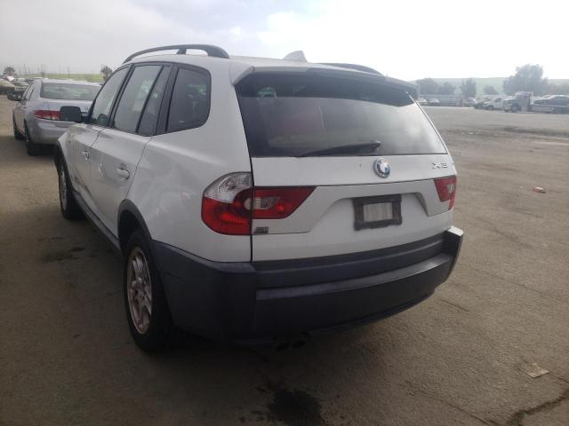 Photo 3 from auction – 2004 BMW X3 2.5I with VIN WBXPA73444WC39675