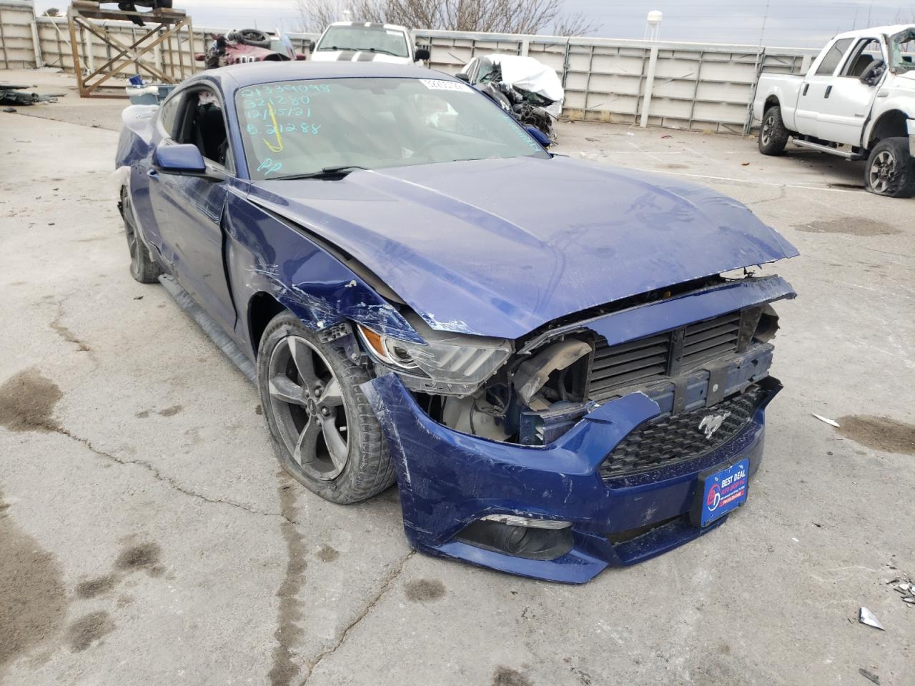 FORD MUSTANG 2016 with VIN 1FA6P8TH5G5267434 - Photo from auction