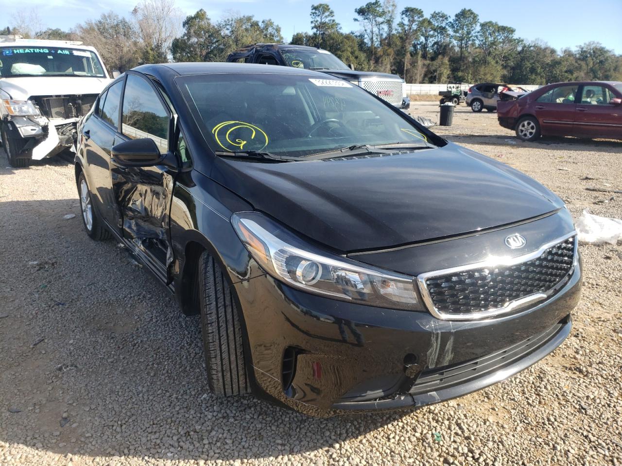 KIA FORTE LX 2017 with VIN 3KPFL4A7XHE014446 - Photo from auction