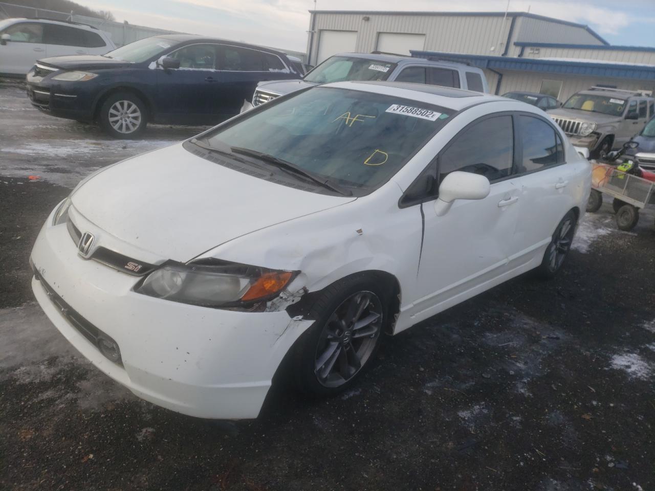 Photo 2 from auction – 2008 HONDA CIVIC SI with VIN 2HGFA55568H706259