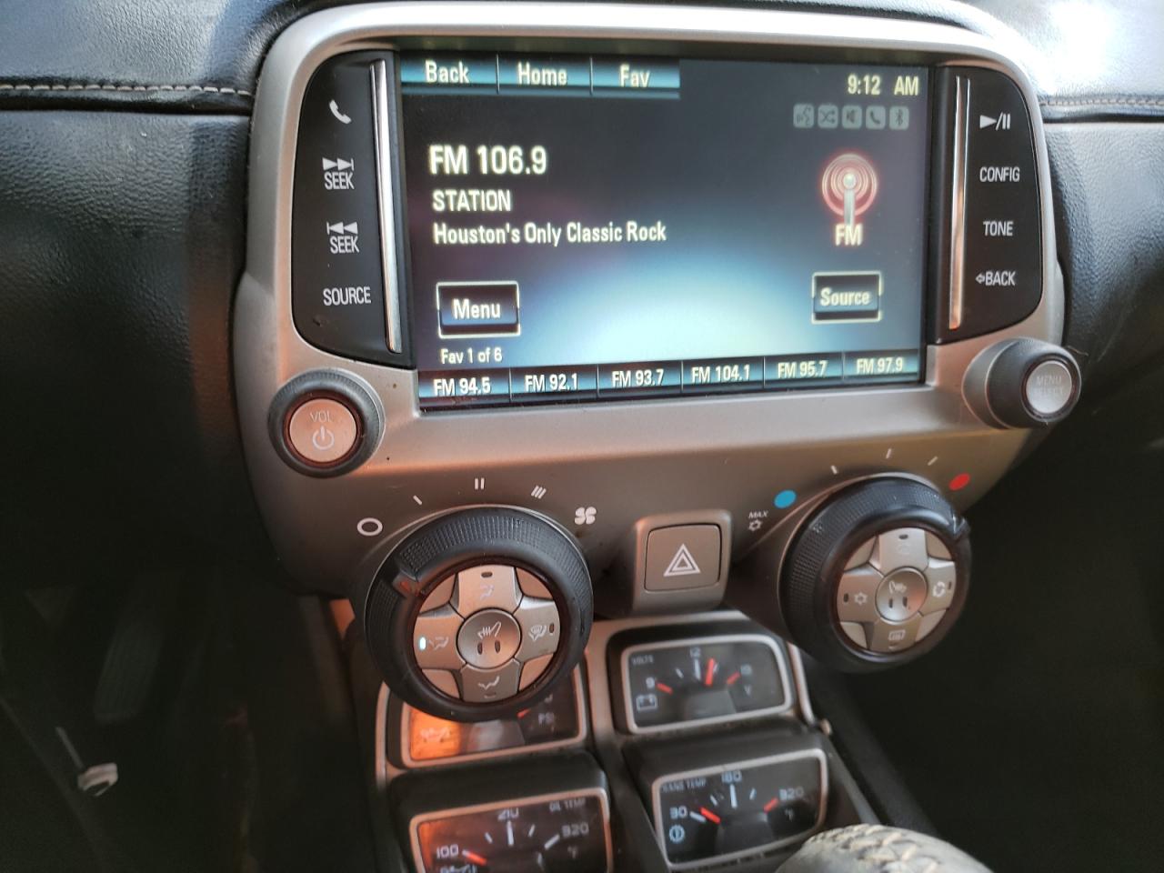 Photo 9 from auction – 2015 CHEVROLET CAMARO LT with VIN 2G1FF1E33F9248252