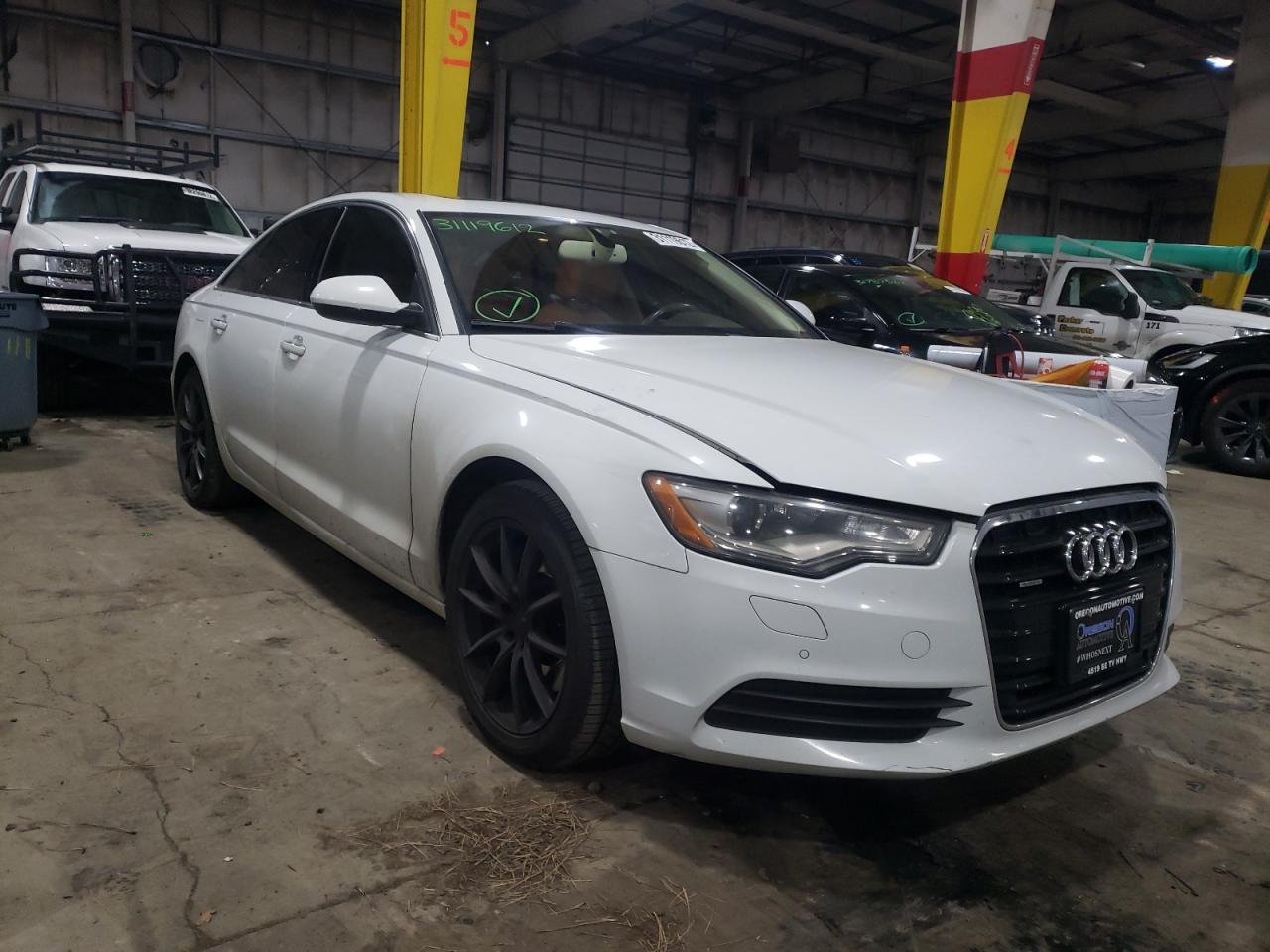 AUDI A6 PREMIUM 2014 with VIN WAUGFAFC9EN128555 - Photo from auction