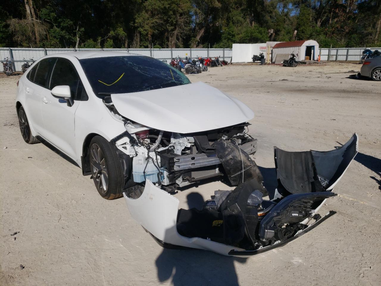 TOYOTA COROLLA SE 2021 with VIN 5YFS4MCE8MP060504 - Photo from auction