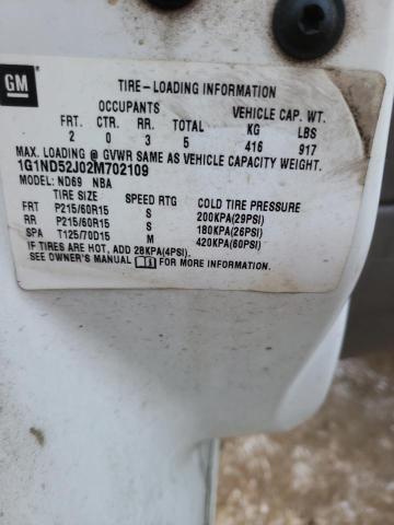 Photo 10 from auction – 2002 CHEVROLET MALIBU with VIN 1G1ND52J02M702109