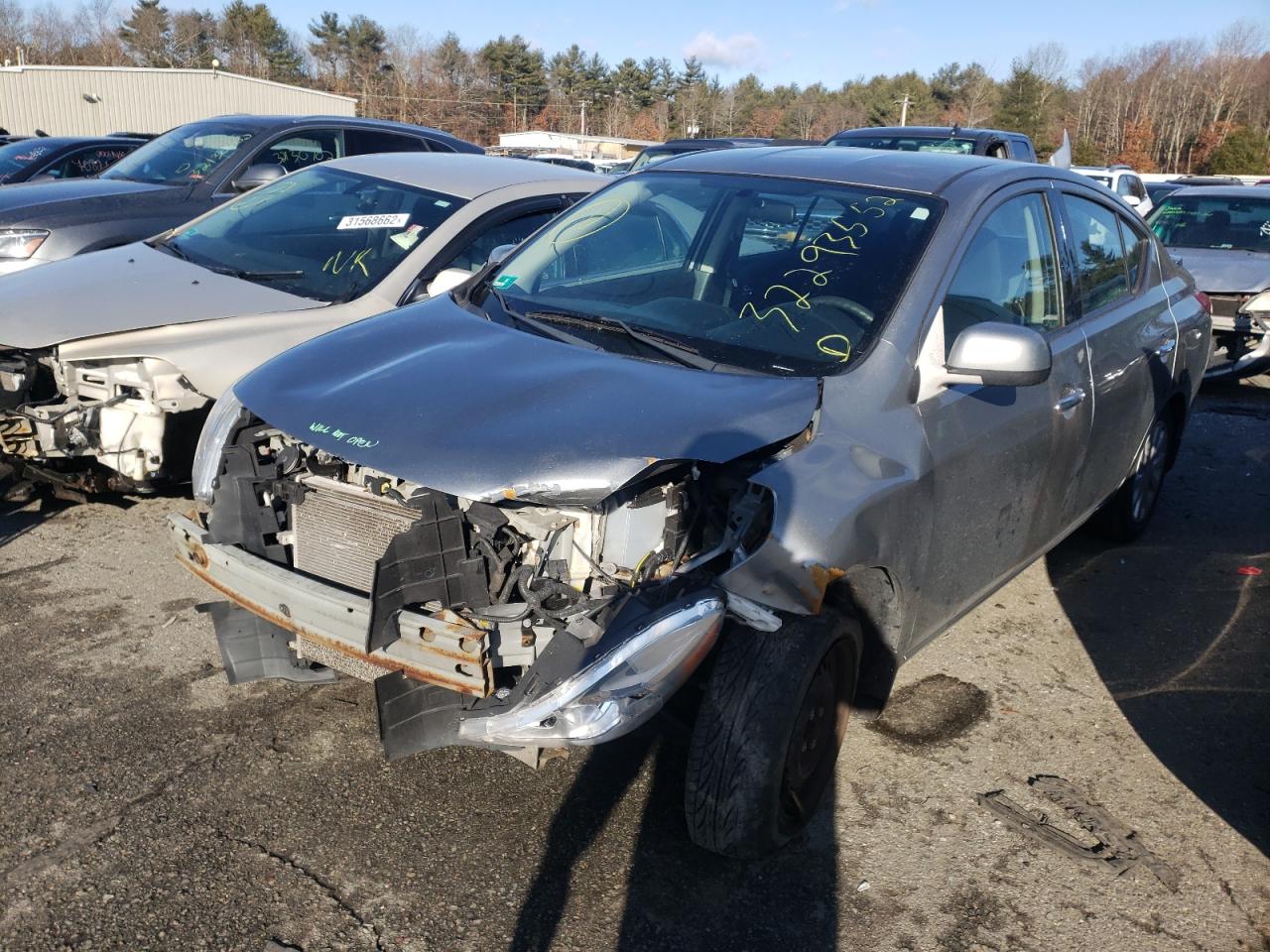 Photo 2 from auction – 2014 NISSAN VERSA S with VIN 3N1CN7AP1EK463786