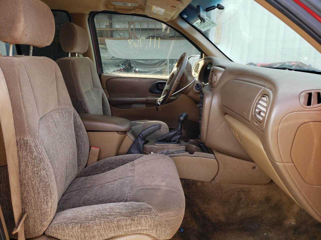 Photo 5 from auction – 2002 CHEVROLET TRAILBLAZE with VIN 1GNDS13S222299293