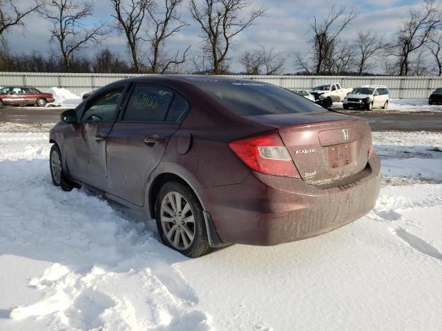 Photo 3 from auction – 2012 HONDA CIVIC EXL with VIN 2HGFB2F95CH532836