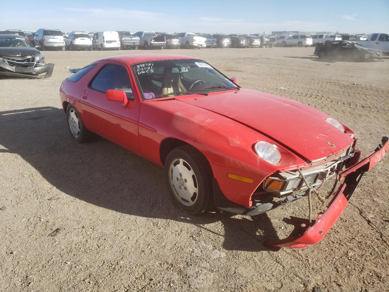 PORSCHE 928 S 1986 with VIN WP0JB0921GS862872 - Photo from auction