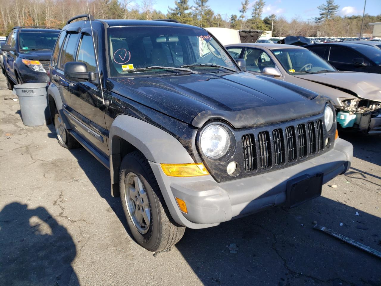 Photo 1 from auction – 2005 JEEP LIBERTY SP with VIN 1J4GL48K05W672089