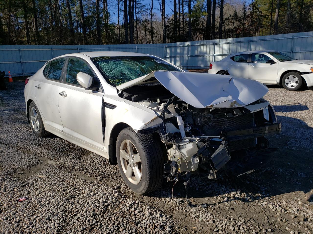 KIA OPTIMA LX 2015 with VIN KNAGM4A73F5551666 - Photo from auction