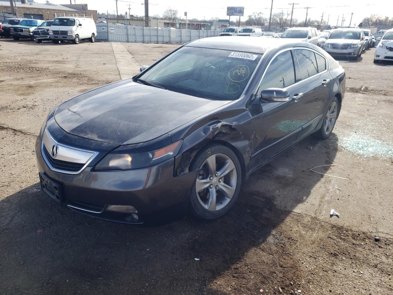 Photo 2 from auction – 2012 ACURA TL with VIN 19UUA9F50CA012154