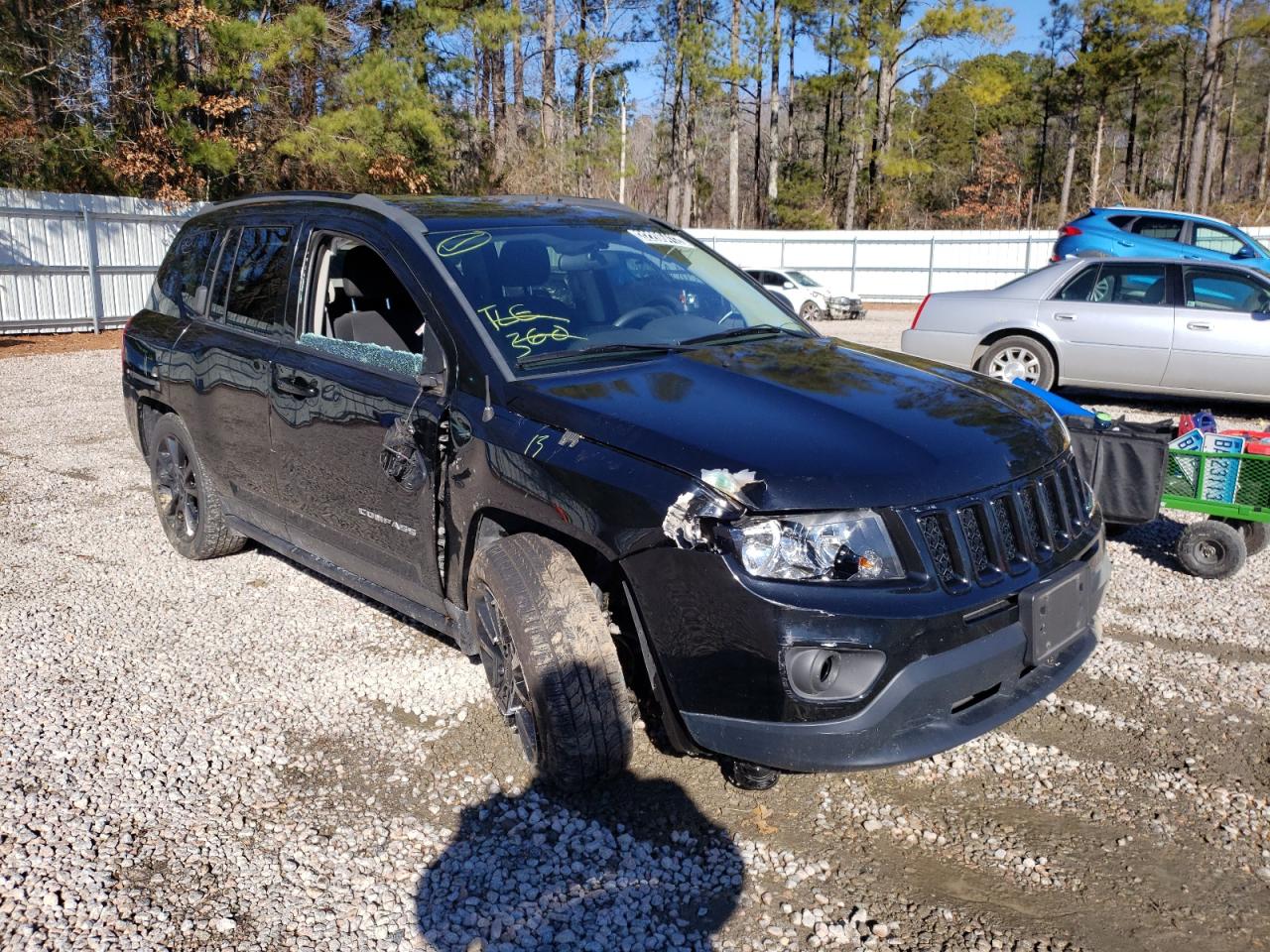JEEP COMPASS LA 2013 with VIN 1C4NJCEB7DD167694 - Photo from auction
