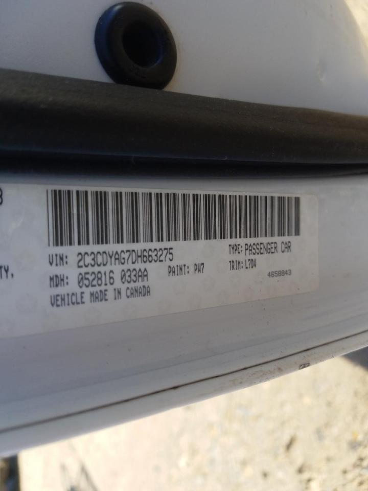 Photo 10 from auction – 2013 DODGE CHALLENGER with VIN 2C3CDYAG7DH663275