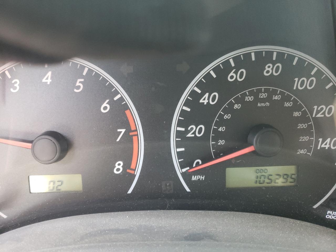 Photo 8 from auction – 2009 TOYOTA COROLLA BA with VIN 2T1BU40E39C120507