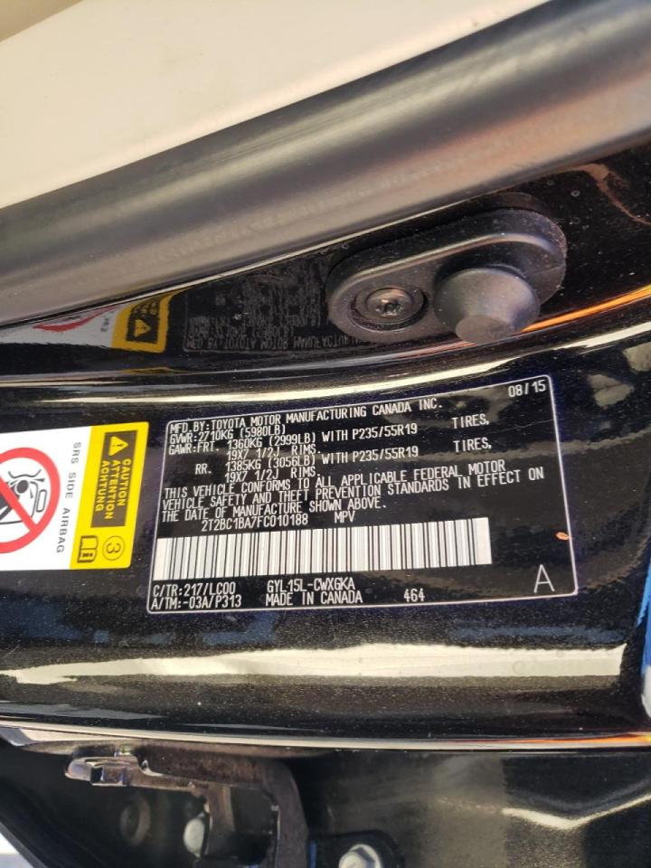 Photo 10 from auction – 2015 LEXUS RX 450H with VIN 2T2BC1BA7FC010188