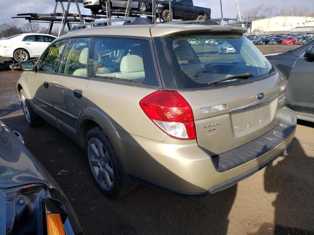 Photo 3 from auction – 2008 SUBARU OUTBACK 2. with VIN 4S4BP61C687331454