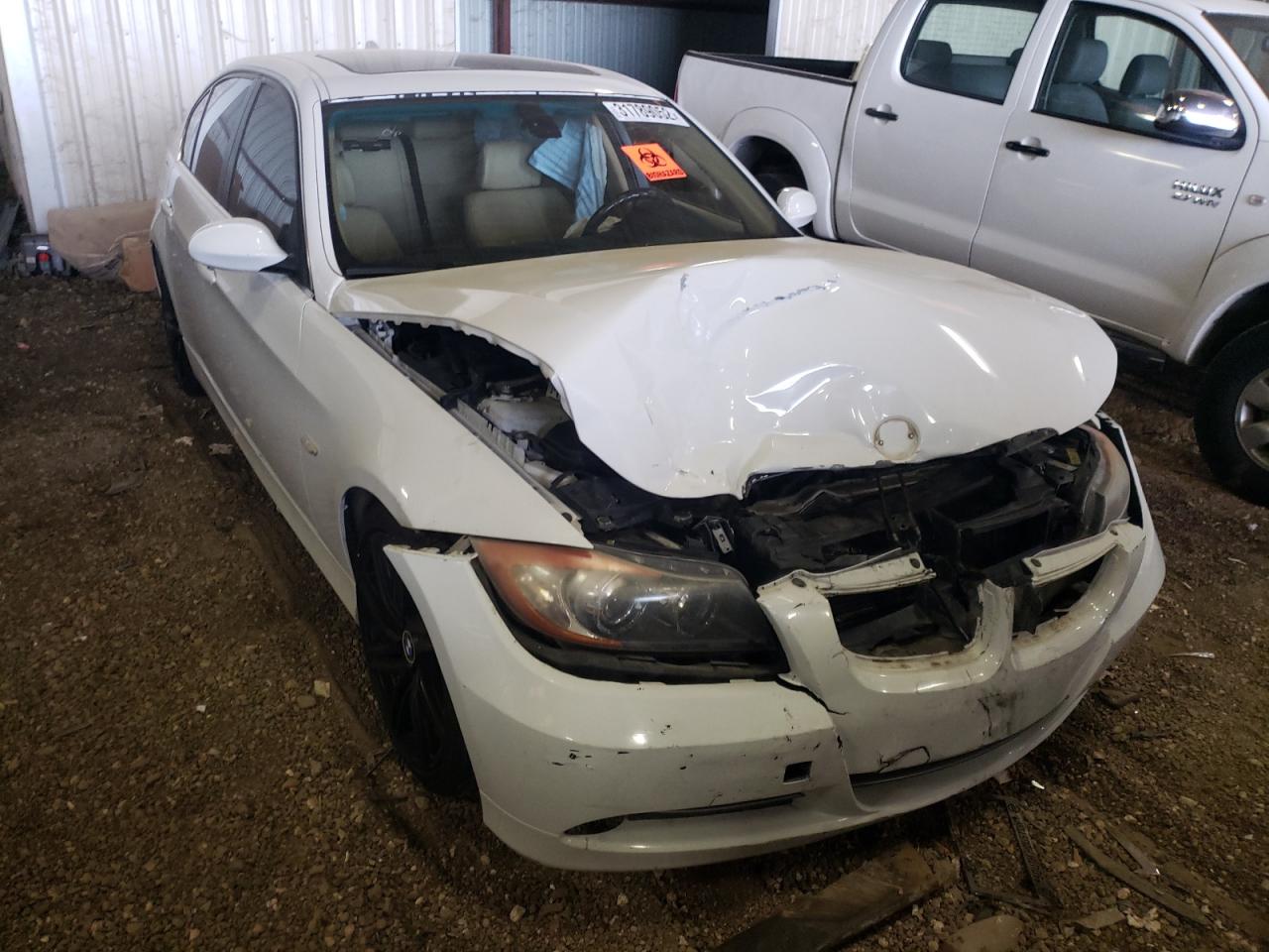 BMW 330 I 2006 with VIN WBAVB33586KS39119 - Photo from auction