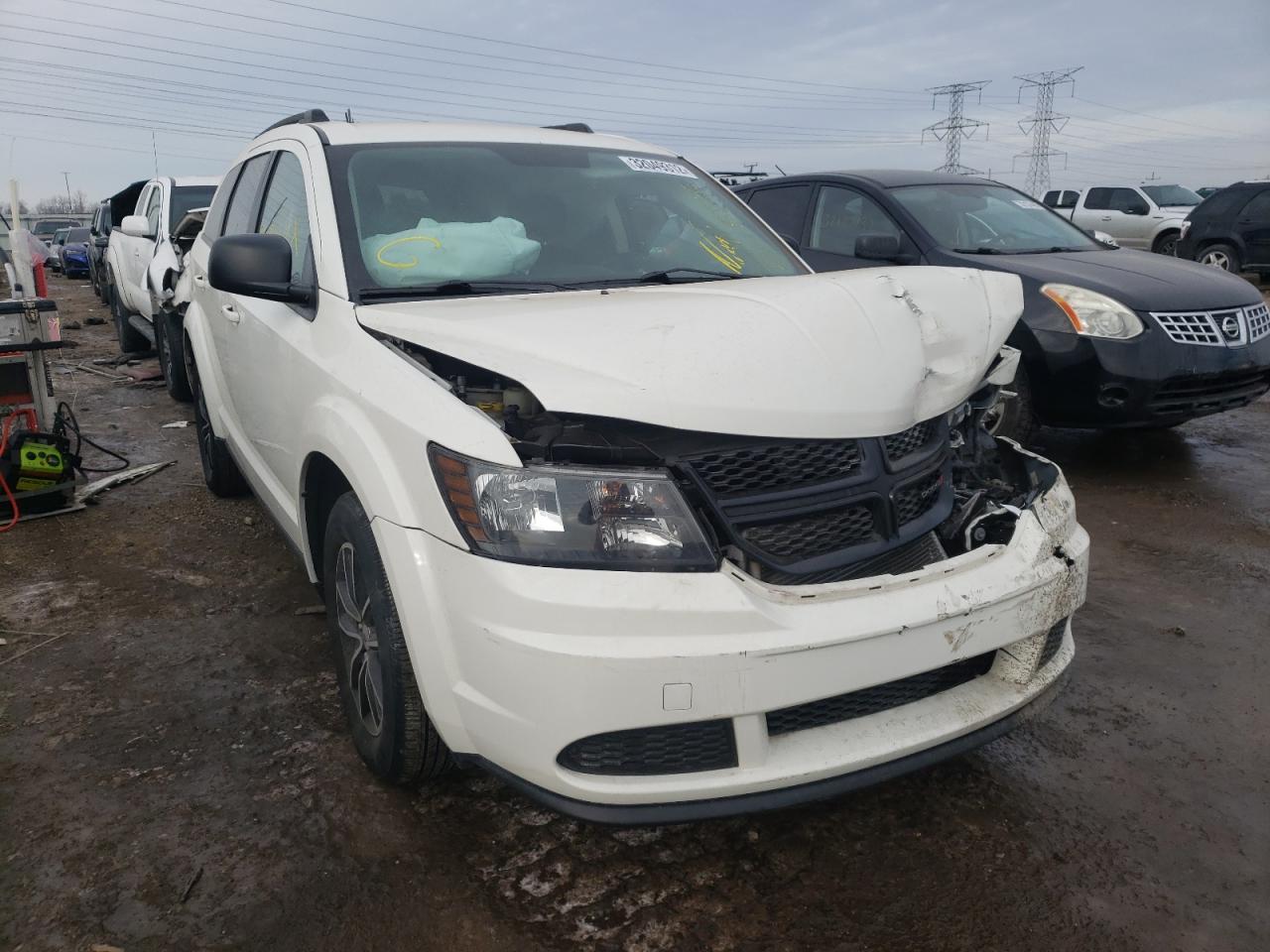 DODGE JOURNEY SE 2018 with VIN 3C4PDCAB0JT295223 - Photo from auction
