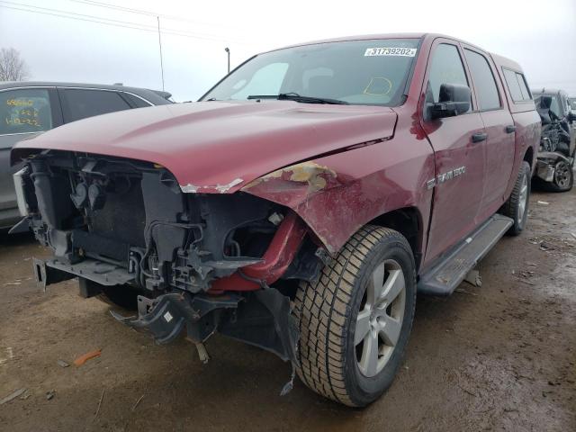Photo 2 from auction – 2012 DODGE RAM 1500 S with VIN 1C6RD7KT5CS242861
