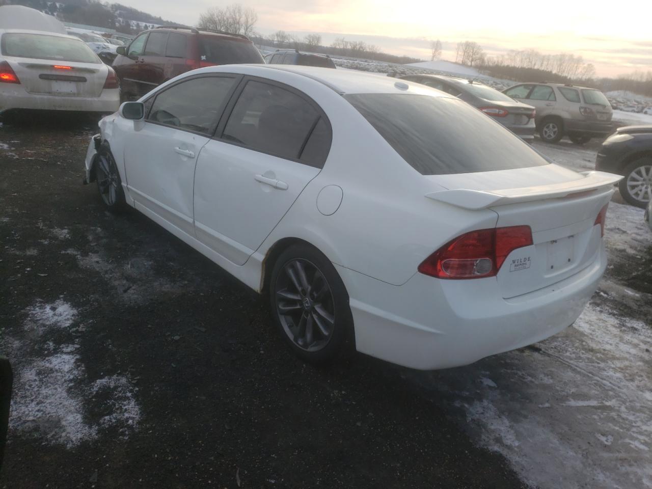 Photo 3 from auction – 2008 HONDA CIVIC SI with VIN 2HGFA55568H706259