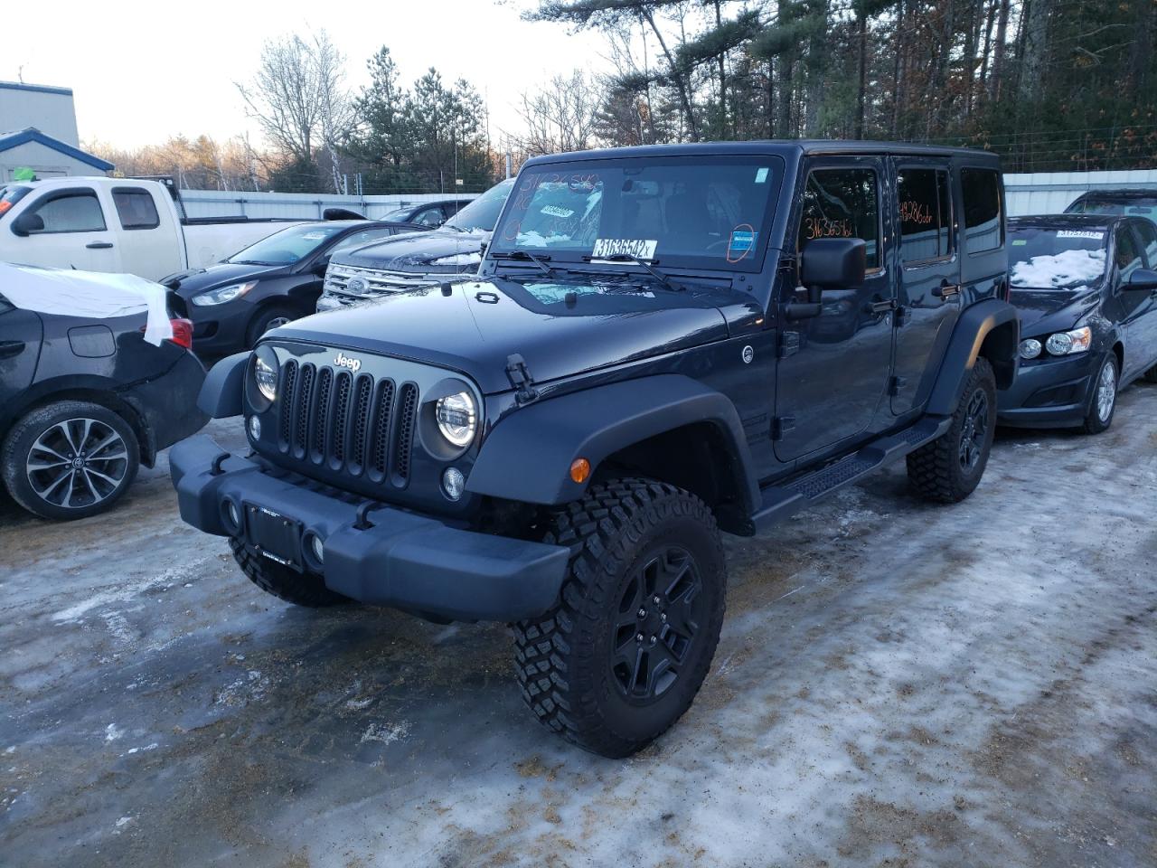 Photo 2 from auction – 2016 JEEP WRANGLER U with VIN 1C4BJWDG1GL348057