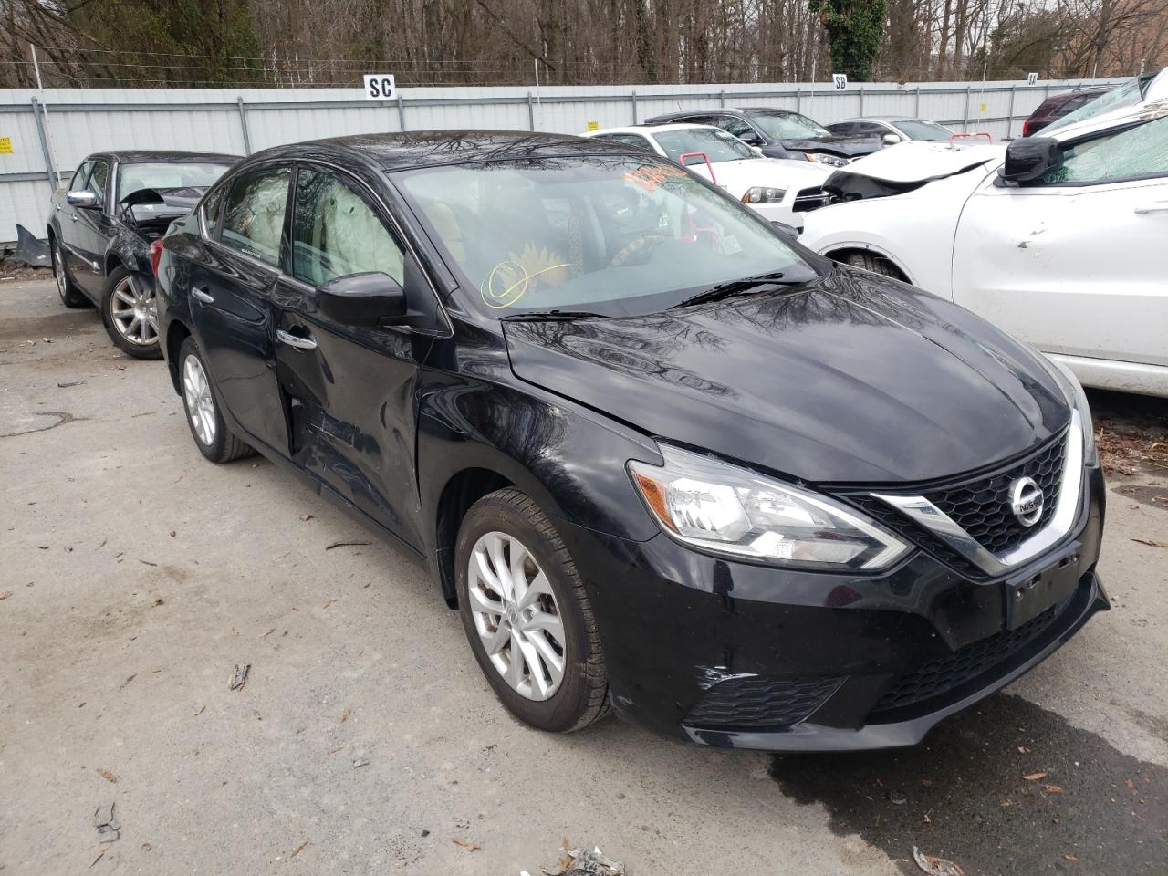 NISSAN SENTRA 2018 with VIN 3N1AB7AP3JY225655 - Photo from auction