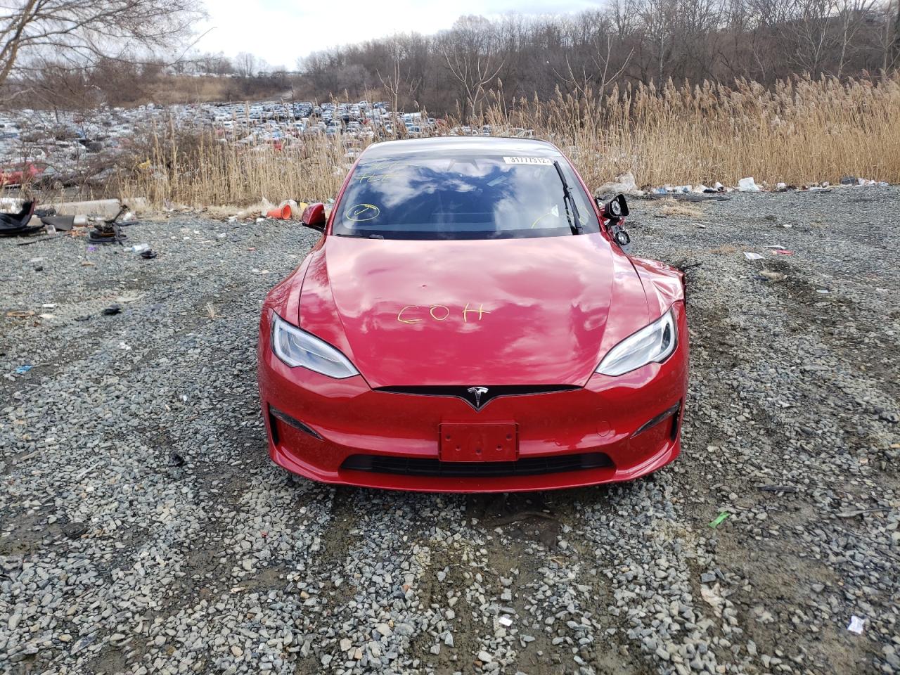 Photo 7 from auction – 2021 TESLA MODEL S with VIN 5YJSA1E53MF440219