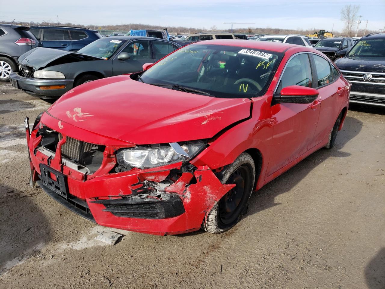 Photo 2 from auction – 2016 HONDA CIVIC LX with VIN 2HGFC2F58GH543264