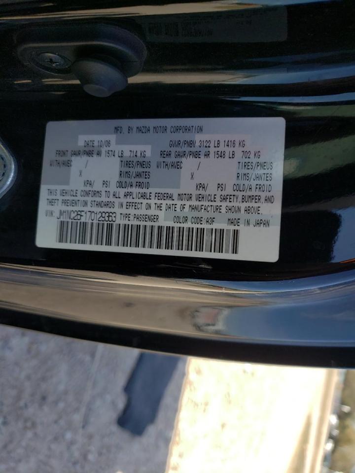 Photo 10 from auction – 2007 MAZDA MX-5 MIATA with VIN JM1NC26F170129363