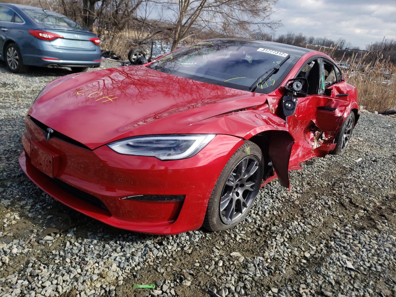 Photo 2 from auction – 2021 TESLA MODEL S with VIN 5YJSA1E53MF440219