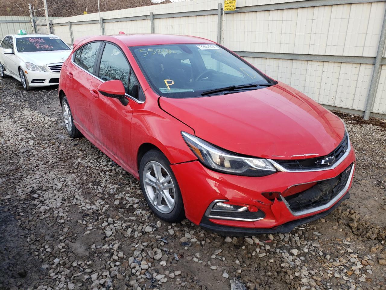 CHEVROLET CRUZE LT 2018 with VIN 3G1BE6SM0JS558186 - Photo from auction