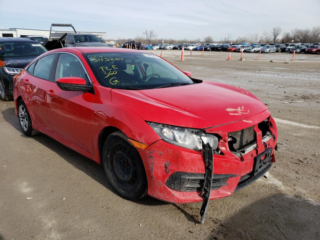 HONDA CIVIC LX 2016 with VIN 2HGFC2F58GH543264 - Photo from auction