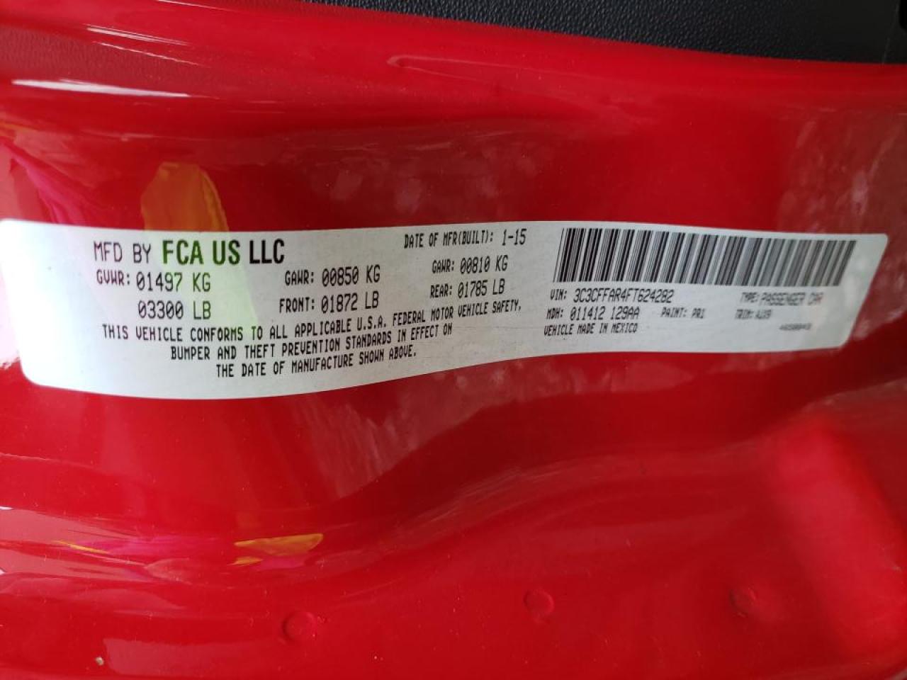Photo 10 from auction – 2015 FIAT 500 POP with VIN 3C3CFFAR4FT624282
