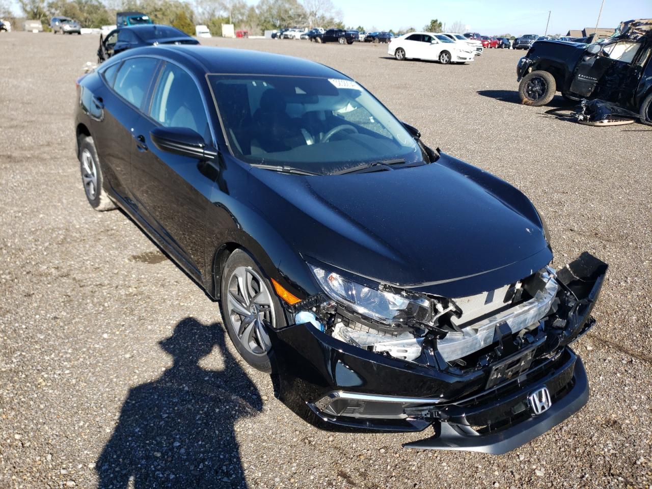 HONDA CIVIC LX 2021 with VIN 2HGFC2F66MH547656 - Photo from auction