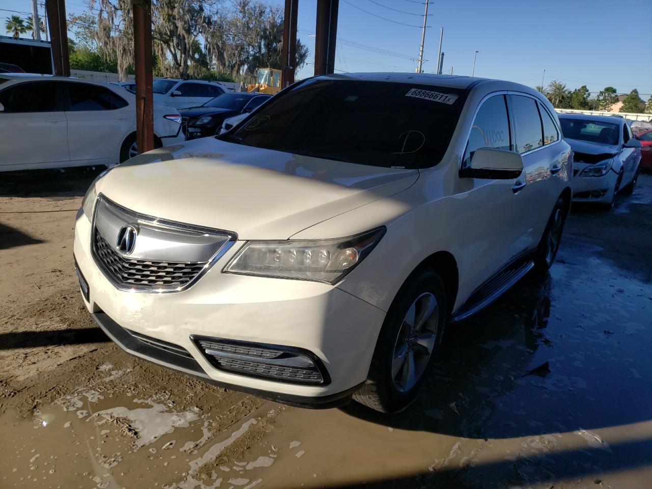 Photo 2 from auction – 2016 ACURA MDX with VIN 5FRYD3H2XGB001293