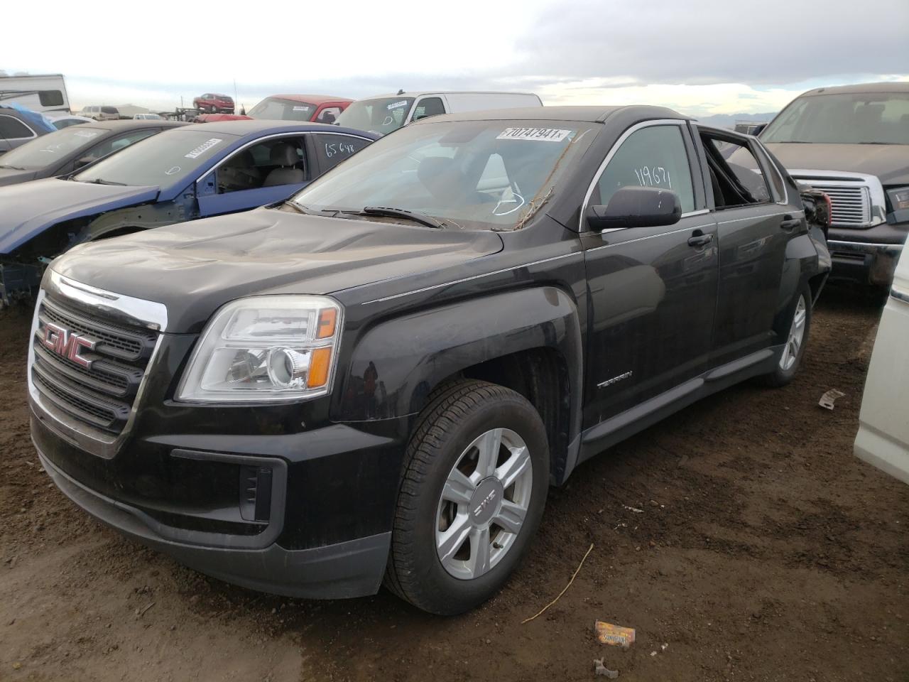 Photo 2 from auction – 2016 GMC TERRAIN SL with VIN 2GKALMEKXG6101453