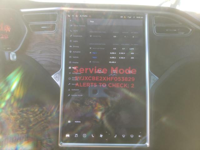 Photo 8 from auction – 2017 TESLA MODEL X with VIN 5YJXCBE2XHF053829