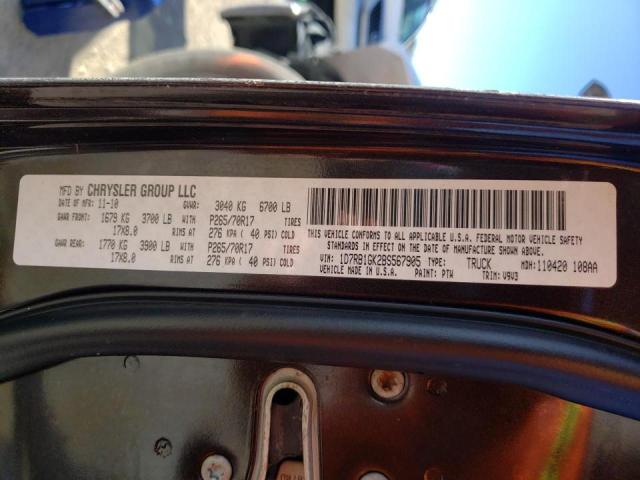 Photo 10 from auction – 2011 DODGE RAM 1500 with VIN 1D7RB1GK2BS567905