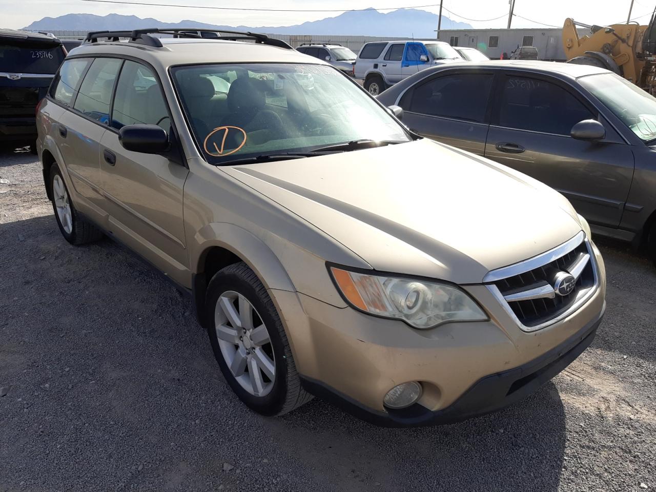 SUBARU OUTBACK 2. 2008 with VIN 4S4BP61C687314430 - Photo from auction