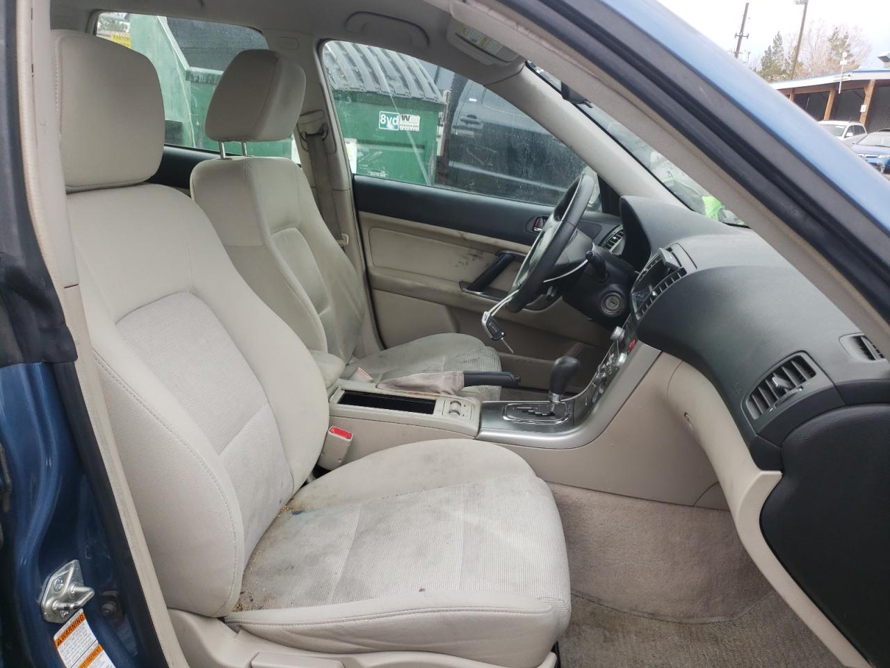 Photo 5 from auction – 2007 SUBARU LEGACY OUT with VIN 4S4BP61C177340108
