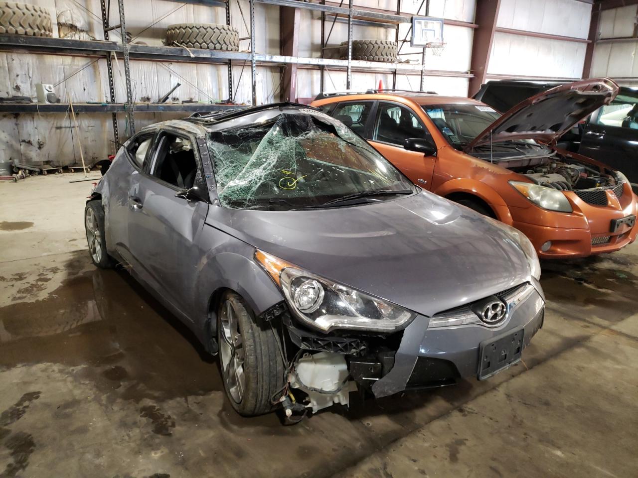 HYUNDAI VELOSTER 2017 with VIN KMHTC6AD5HU319662 - Photo from auction