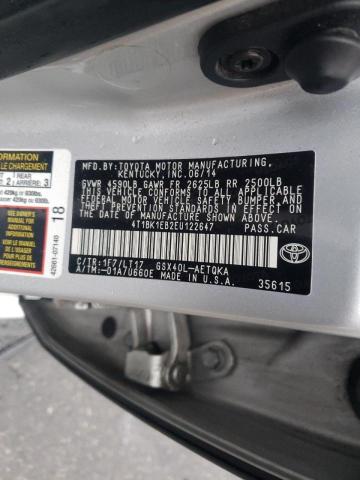 Photo 10 from auction – 2014 TOYOTA AVALON BAS with VIN 4T1BK1EB2EU122647