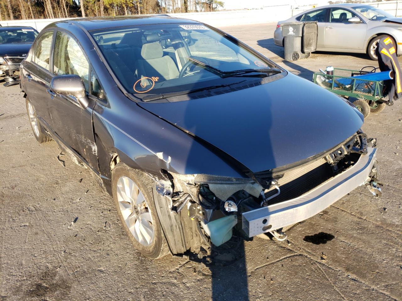 HONDA CIVIC EX 2011 with VIN 19XFA1F84BE013984 - Photo from auction