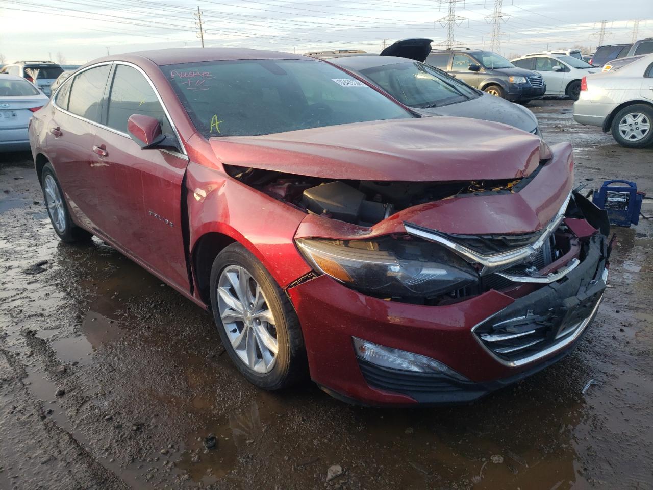 CHEVROLET MALIBU LT 2019 with VIN 1G1ZD5ST1KF226749 - Photo from auction