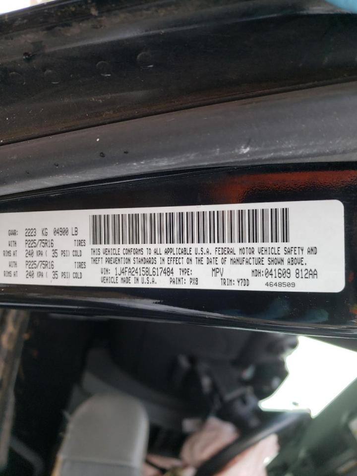 Photo 10 from auction – 2008 JEEP WRANGLER X with VIN 1J4FA24158L617484