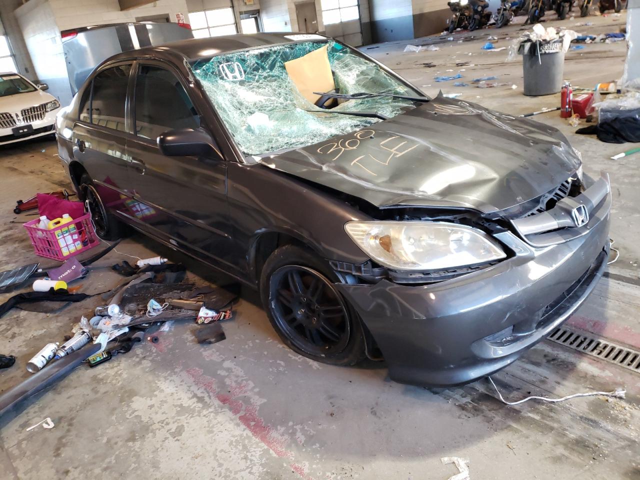 HONDA CIVIC LX 2004 with VIN 2HGES15514H501766 - Photo from auction