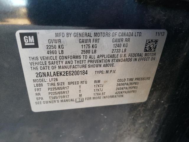Photo 10 from auction – 2014 CHEVROLET EQUINOX LS with VIN 2GNALAEK2E6200184