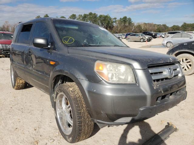 HONDA PILOT 2007 with VIN 2HKYF18127H504213 - Photo from auction