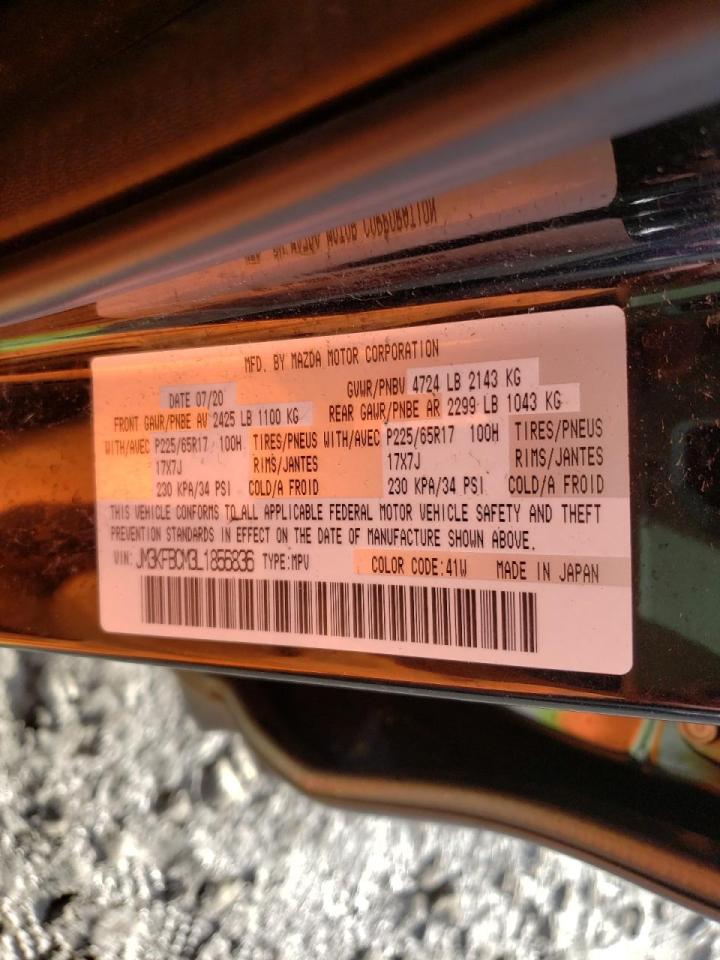 Photo 10 from auction – 2020 MAZDA CX-5 with VIN JM3KFBCM3L1856836
