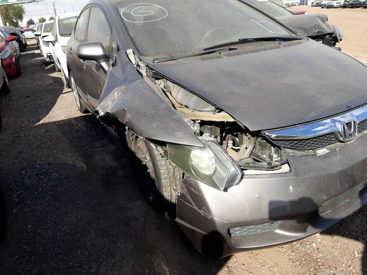 Photo 9 from auction – 2010 HONDA CIVIC LX with VIN 19XFA1F50AE050101